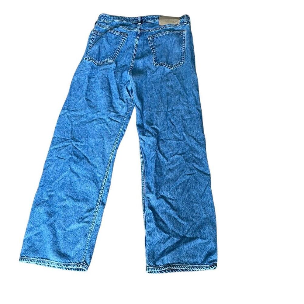 Rag and bone low-rise wide leg light wash concealed buttons fly 90’s vibes vinta - Picture 3 of 7